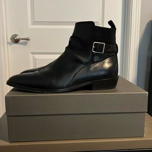 Men’s Allsaints leather boots: normal wear. Super fashionable